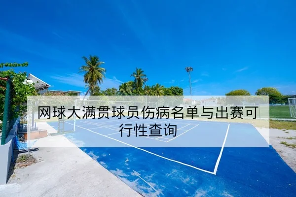 网球大满贯球员伤病名单与出赛可行性查询
